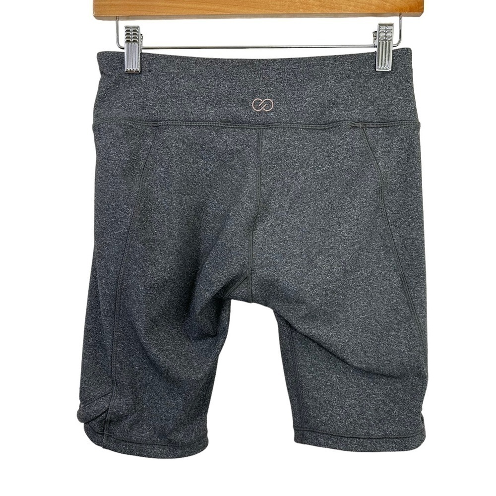 CALIA by Carrie Underwood Womens Essential Bermuda Bike Shorts Small Gray Pocket - Picture 3 of 7